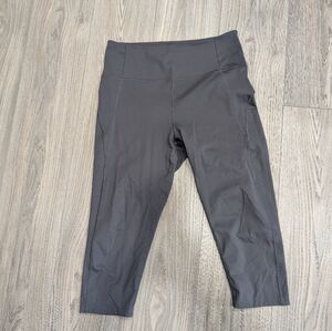 Girlfriend collective Gray Cropped Leggings